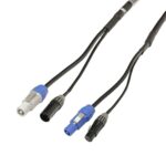 Elumen8 1.5m Combi 1.5mm Seetronic PowerTwist / 5-Pin DMX Cable