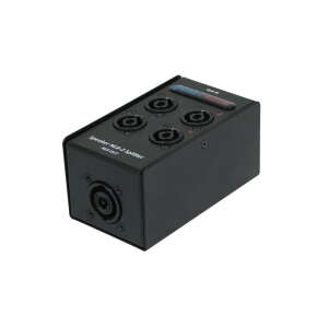 Penn Elcom R2SP82G2 4-Way speakON Splitter Box with Feed-Thru