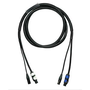 Elumen8 1.5m Combi 2.5mm Neutrik powerCON / 5-Pin DMX Cable