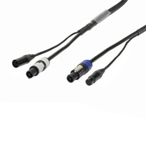 Elumen8 3m Combi 2.5mm Neutrik powerCON / 5-Pin DMX Cable