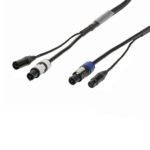 Elumen8 10m Combi 2.5mm Neutrik powerCON / 5-Pin DMX Cable