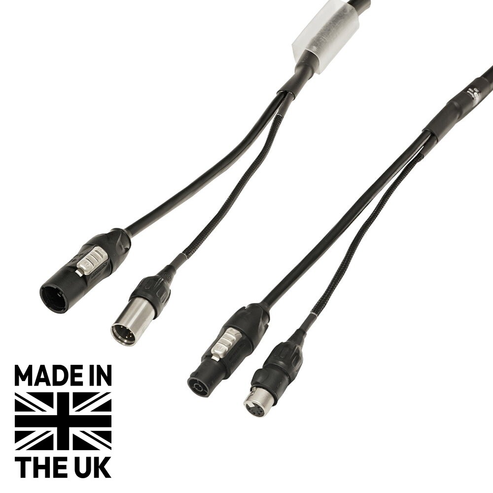 Tourspec 3m Combi 1.5mm Neutrik powerCON TRUE1 / 5-Pin IP65 DMX Cable Tourspec 3m Combi 1.5mm Neutrik powerCON TRUE1 / 5-Pin IP65 DMX Cable