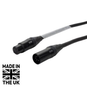 Tourspec 1.5m 5-Pin Neutrik Male - Female XLR Tourspec 2-Pair DMX Cable