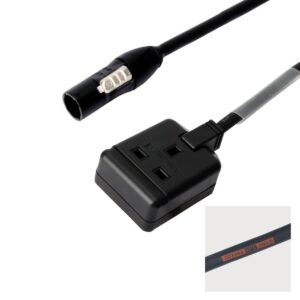 Elumen8 1m TRUE1 to 13A 1 Gang Cable