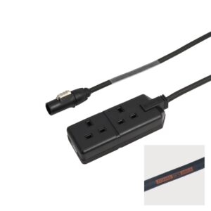 Elumen8 1m TRUE1 to 13A 2 Gang Cable