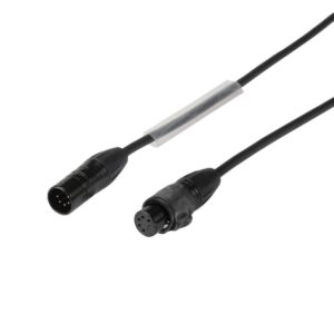 Elumen8 1m 5-Pin Seetronic Male to Female IP XLR eLumen8 DMX Cable