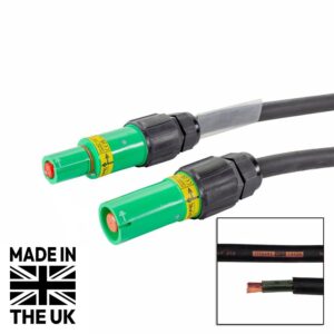 Tourspec 3m 120mm Powerlock Male Source - Female Drain Earth Green