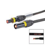 Elumen8 3m 120mm Powerlock Male Source - Female Drain L2 Black