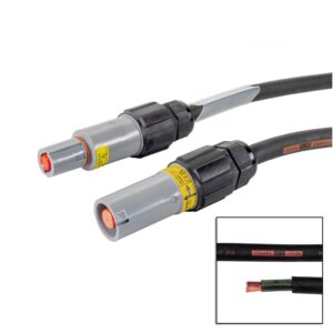Elumen8 3m 120mm Powerlock Male Source - Female Drain L3 Grey