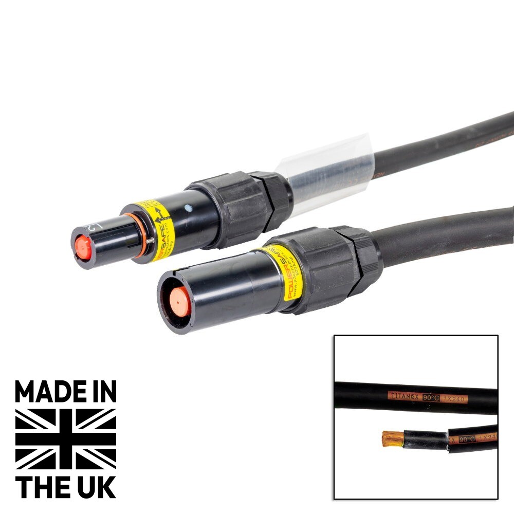 Tourspec 5m 240mm Powerlock Male Source - Female Drain L2 Black Tourspec 5m 240mm Powerlock Male Source - Female Drain L2 Black