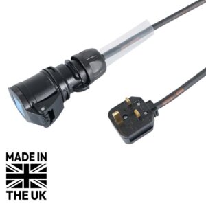Tourspec 1m 1.5mm 13A UK Plug - 16A Female Cable