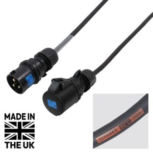 Tourspec 5m 32A Male - 32A Female 1PH 6mm 3C Cable