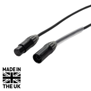 Tourspec 0.5m 5-Pin Seetronic Male XLR - 5-Pin Female XLR Tourspec DMX Cable