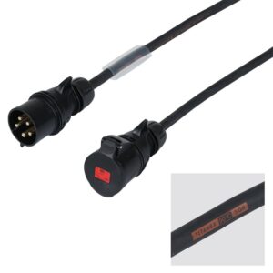 Elumen8 10m 32A Male - 32A Female 3PH 6mm 5C Cable