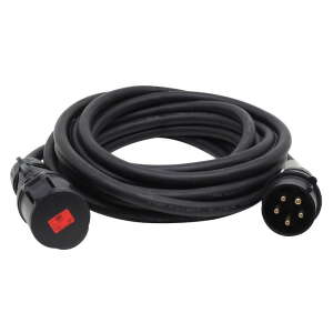Elumen8 10m 32A Male - 32A Female 3PH 6mm 5C Cable