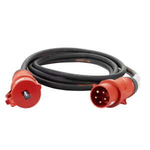Elumen8 10m 32A Male - 32A Female 3PH 6mm 5C Cable, Mennekes