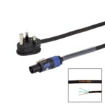 Elumen8 1.5m 1.5mm 15A Male - powerCON Adaptor Cable