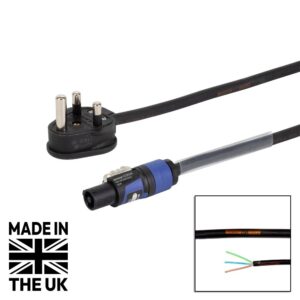 Tourspec 1.5m 1.5mm 15A Male - powerCON Adaptor Cable