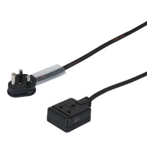 Elumen8 0.35m 1.5mm 15A Male - 13A Female Adaptor Cable