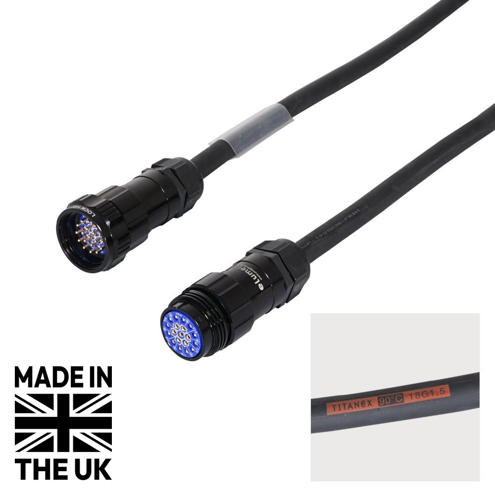 Tourspec 30m Socapex 19-Pin Male - Female Titanex 1.5mm Cable Tourspec 30m Socapex 19-Pin Male - Female Titanex 1.5mm Cable