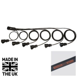 Tourspec Socapex 19-Pin Male - 16A Female 1.5mm Staggered Fan-Out Cable