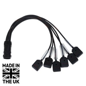 Tourspec Socapex 19-Pin Male - 15A Female 1.5mm Fan-Out Cable