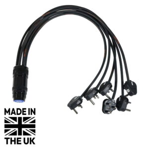 Tourspec 15A Male - Socapex 19-Pin Female 1.5mm Fan-In Cable