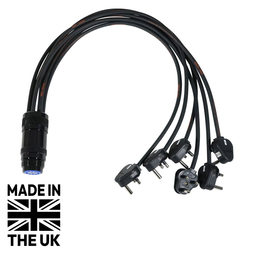 Tourspec 15A Male - Socapex 19-Pin Female 1.5mm Fan-In Cable Tourspec 15A Male - Socapex 19-Pin Female 1.5mm Fan-In Cable