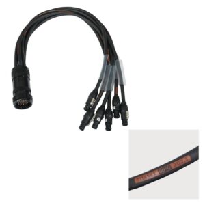 Elumen8 Socapex 19-Pin Male - powerCON TRUE1 2.5mm Fan-Out Cable