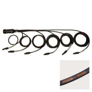 Elumen8 Socapex 19-Pin Male - powerCON TrRUE1 2.5mm Staggered Fan-Out Cable