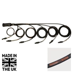 Tourspec Socapex 19-Pin Male - powerCON TrRUE1 2.5mm Staggered Fan-Out Cable