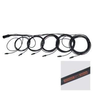 Elumen8 Socapex 19-Pin Male - powerCON TRUE1 1.5mm 2m Staggered Fan-Out Cable