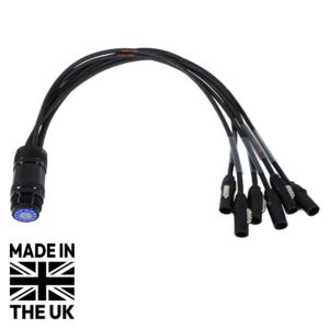 Tourspec powerCON TRUE1 - Socapex 19-Pin Female 1.5mm Fan-In Cable