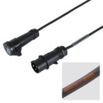 Elumen8 1m 1.5mm 16A Male - 16A Female Cable, Mennekes