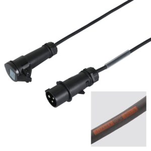 Elumen8 1m 1.5mm 16A Male - 16A Female Cable, Mennekes
