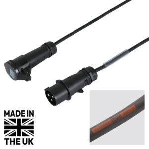 Tourspec 3m 1.5mm 16A Male - 16A Female Cable, Mennekes