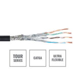 Elumen8 TOUR S/FTP Data Cable CAT6A, 300m Drum Black