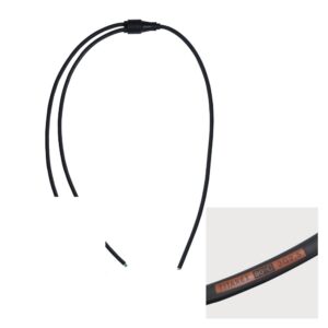 Elumen8 Moulded Y Split, 2 Way 1m Tails - 2.5mm Bare Ends