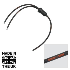 Tourspec Moulded 3Ph Y Split 0.5m Tails - 2.5mm 5C to 2 x 5C Bare Ends