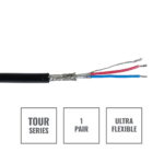 Elumen8 TOUR Screened 1 Pair DMX Cable DMX1PRB-TPU, 500m