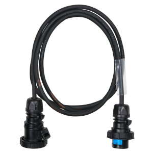 Elumen8 20m 2.5mm IP67 Black 16A Male - 16A Female Cable