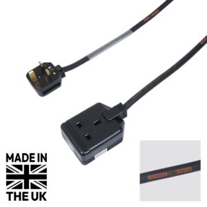 Tourspec 5m 1.5mm 13A Male - 13A 1G Female Extension Cable