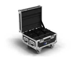 CHAUVET DJ Freedom Flex H9 Battery Uplighter (Pack of 6) with Case