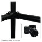 Elumen8 3 Side Outlet Tee Black Key Clamp