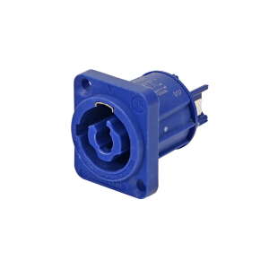 Neutrik powerCON A-type Chassis Connector Blue NAC3MPXXA