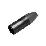 Seetronic 3-Pin Male XLR IP65 Black SCWM3-B
