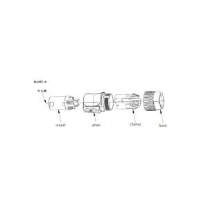 Seetronic Locking Loudspeaker Connector ML4FC-X