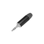 Seetronic 3.5mm 3-Pole Jack Plug, Black MTP3C-B