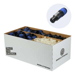 Neutrik powerCON FXX A-type Connector NAC3FXXA-W-S-D (Pack of 100)