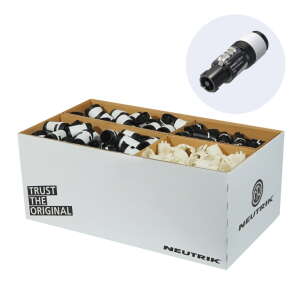 Neutrik powerCON FXX B-type Connector NAC3FXXB-W-S-D (Pack of 100)